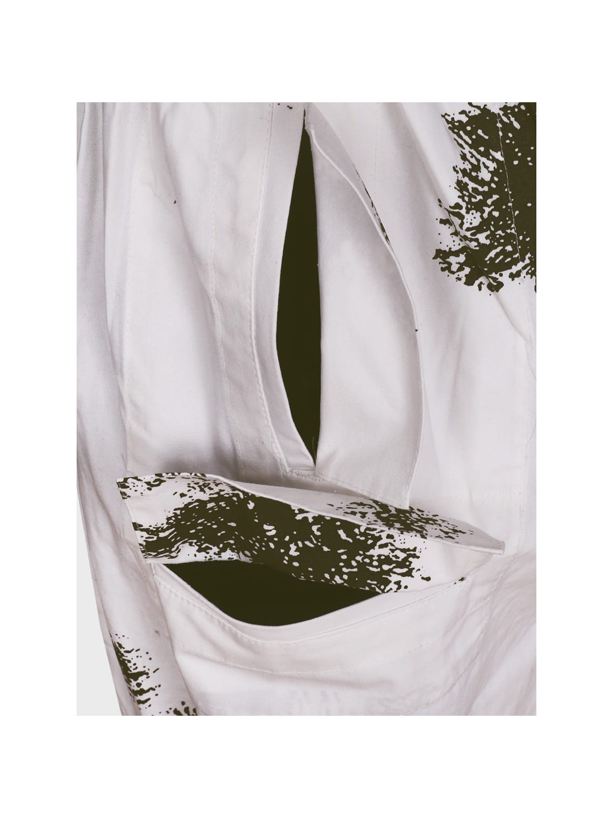 MIL-TEC Maskałata BW Komplet Bluza + Spodnie Kamuflaż Zimowy  Snow Camo XXL
