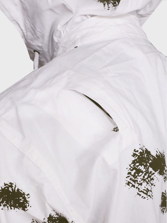 MIL-TEC Maskałata BW Komplet Bluza + Spodnie Kamuflaż Zimowy  Snow Camo XXL