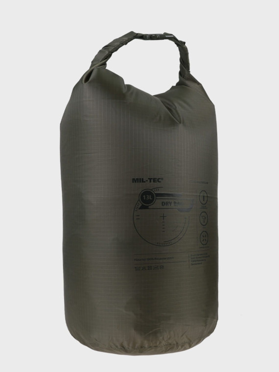 MIL-TEC WOREK WODOODPORNY DRYBAG 13L Oliwkowy