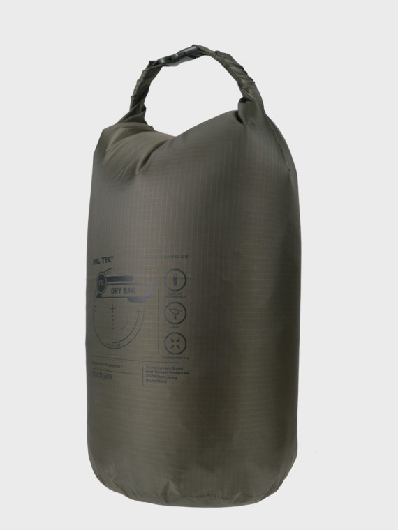 MIL-TEC WOREK WODOODPORNY DRYBAG 13L Oliwkowy