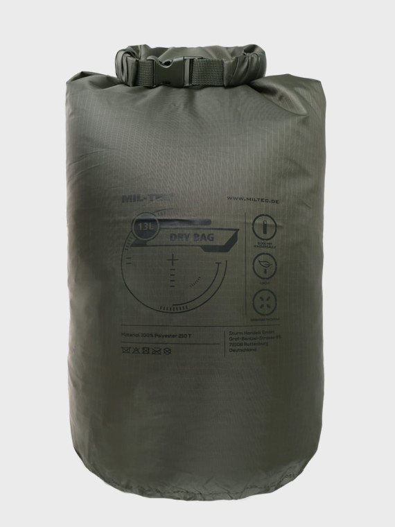 MIL-TEC WOREK WODOODPORNY DRYBAG 13L Oliwkowy
