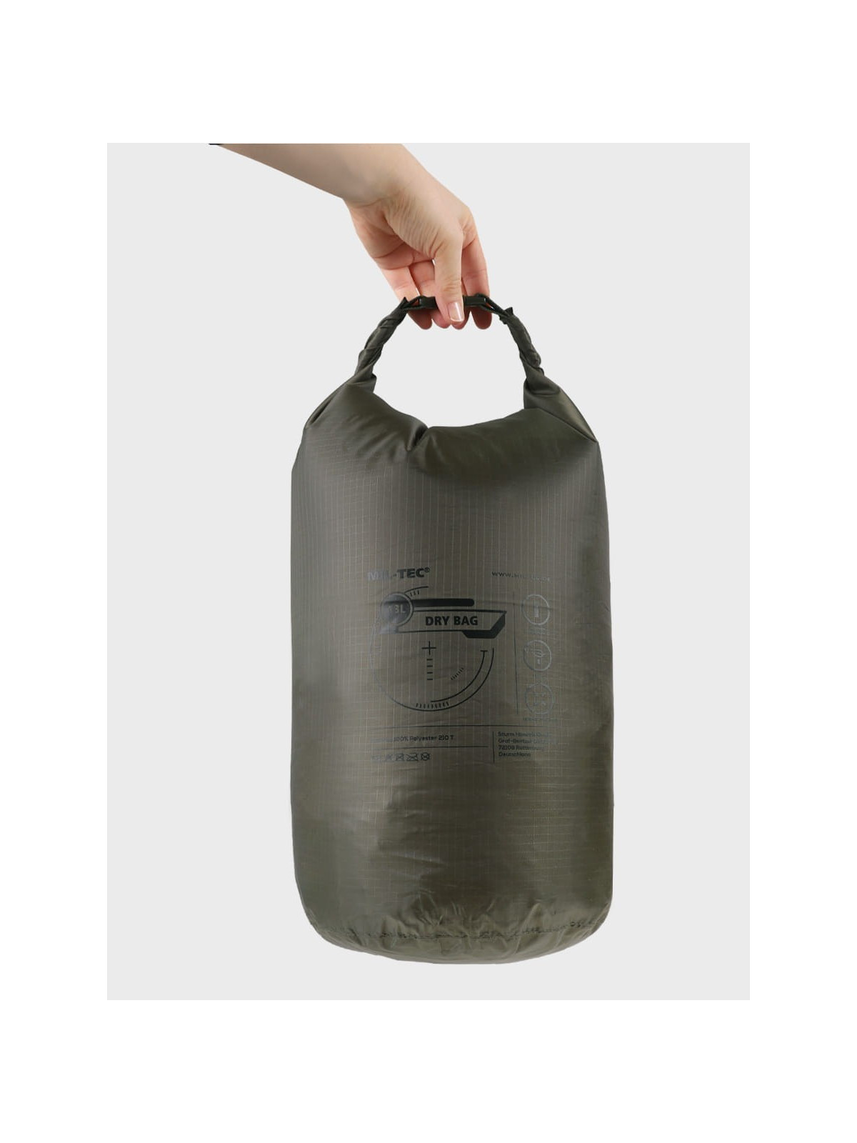 MIL-TEC WOREK WODOODPORNY DRYBAG 13L Oliwkowy