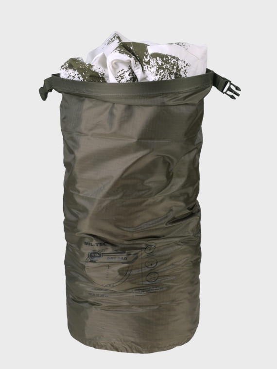 MIL-TEC WOREK WODOODPORNY DRYBAG 13L Oliwkowy