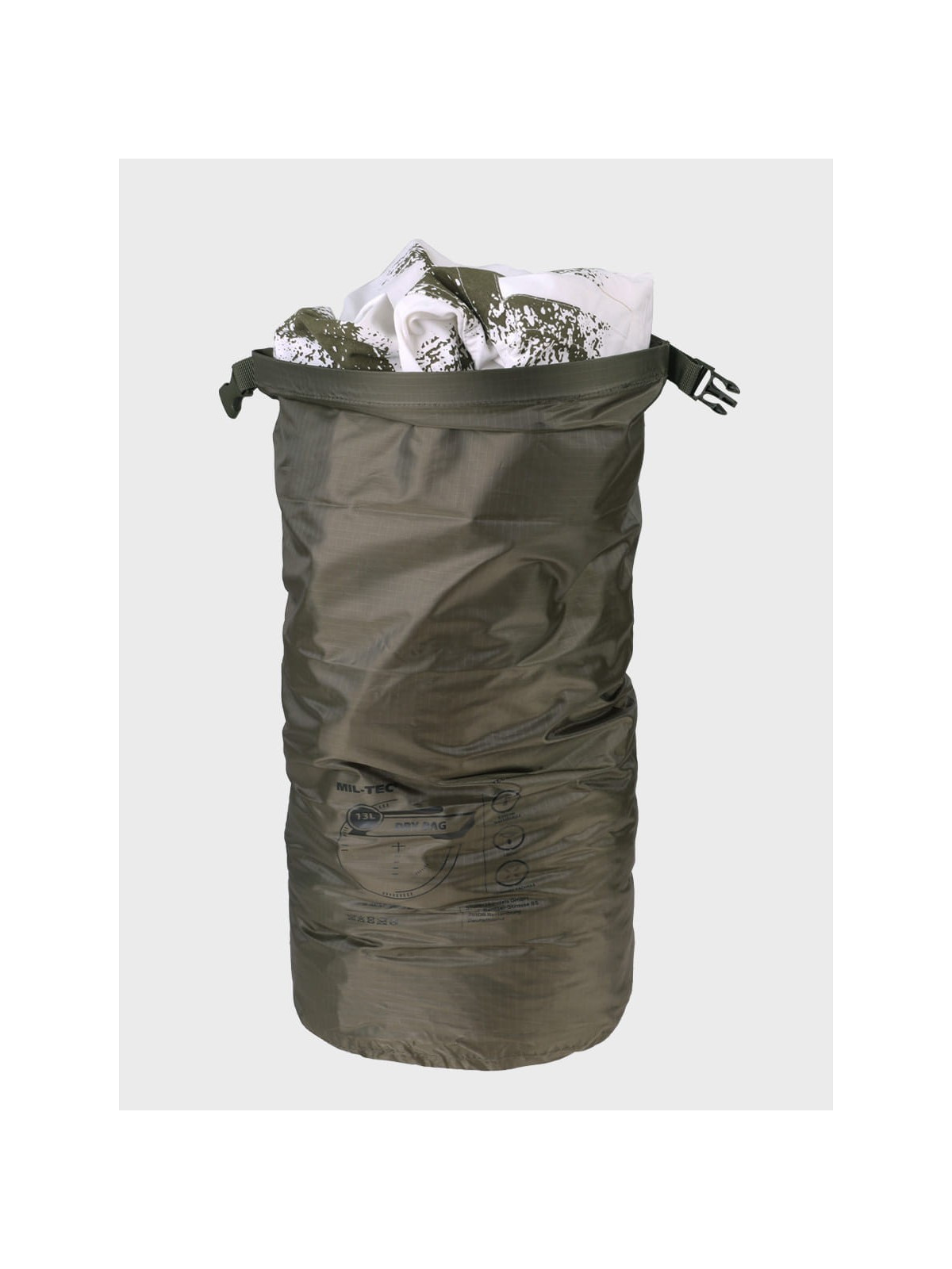 MIL-TEC WOREK WODOODPORNY DRYBAG 13L Oliwkowy