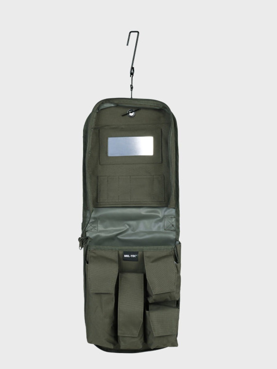 MIL-TEC Kosmetyczka turystyczna z lusterkiem Toilet Bag oliwkowa