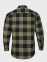 MIL-TEC Koszula męska flanelowa w kratę bawełniana oliwkowo-czarna 3XL