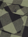 MIL-TEC Koszula męska flanelowa w kratę bawełniana oliwkowo-czarna 3XL