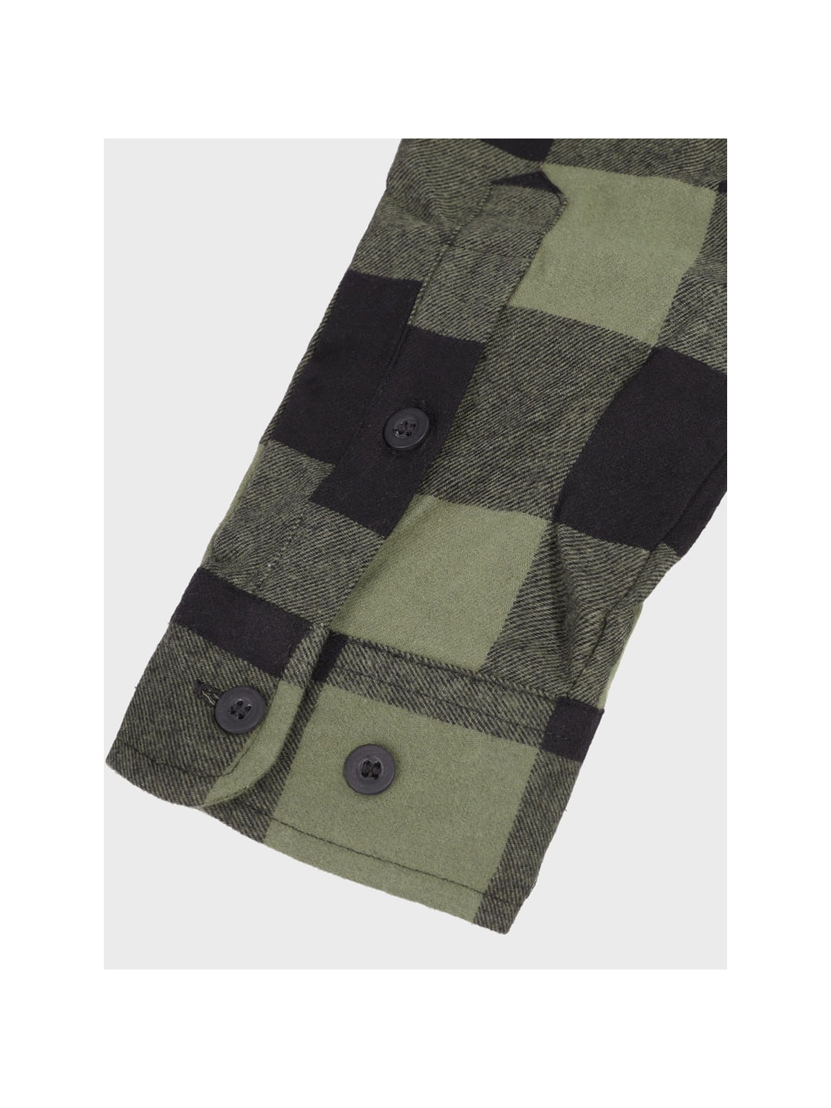 MIL-TEC Koszula męska flanelowa w kratę bawełniana oliwkowo-czarna 3XL