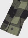 MIL-TEC Koszula męska flanelowa w kratę bawełniana oliwkowo-czarna 3XL