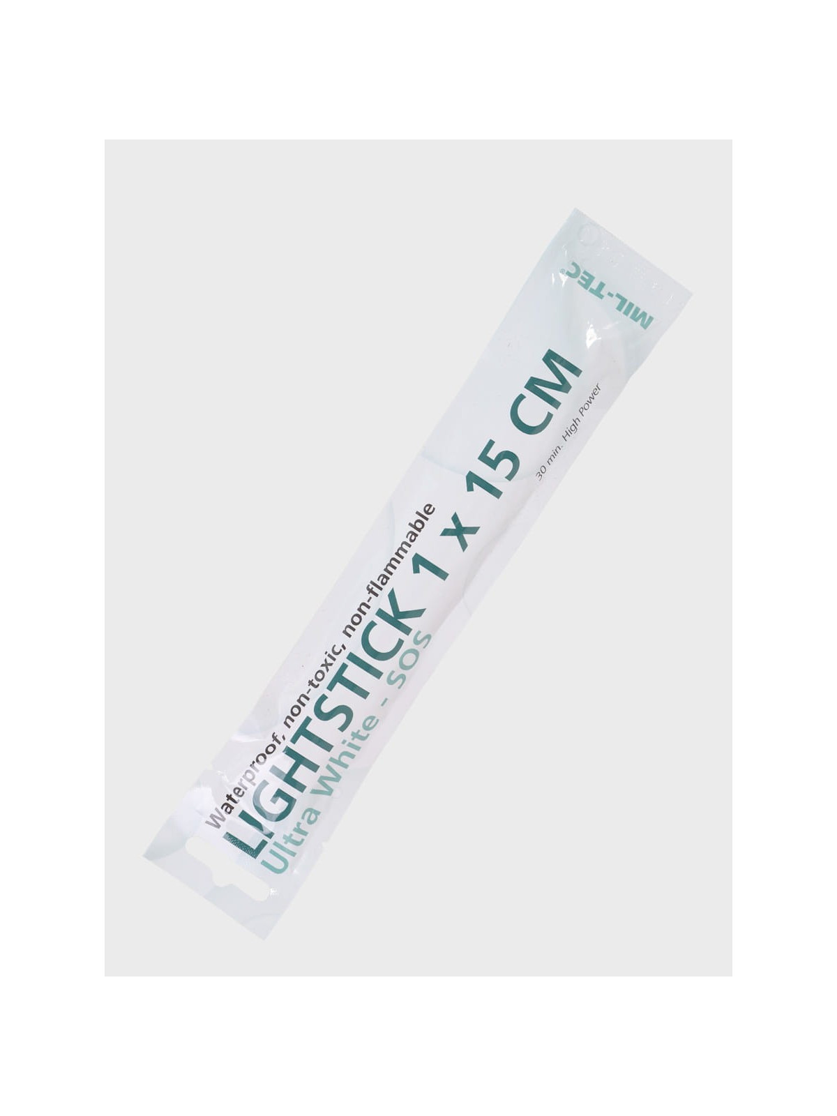 MIL-TEC Światło Chemiczne Glowstick 1x15cm SOS Ultra Białe