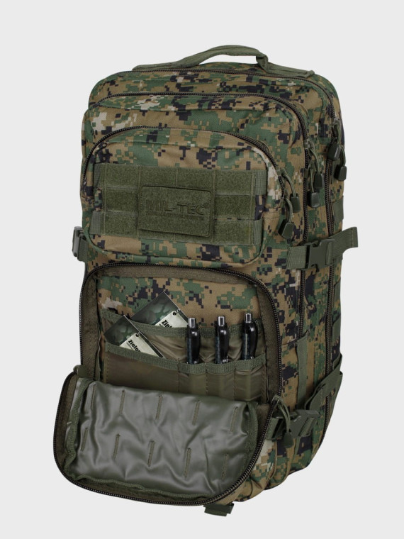 MIL-TEC PLECAK TAKTYCZNY SZTURMOWY US ASSAULT 36L DIGITAL WOODLAND