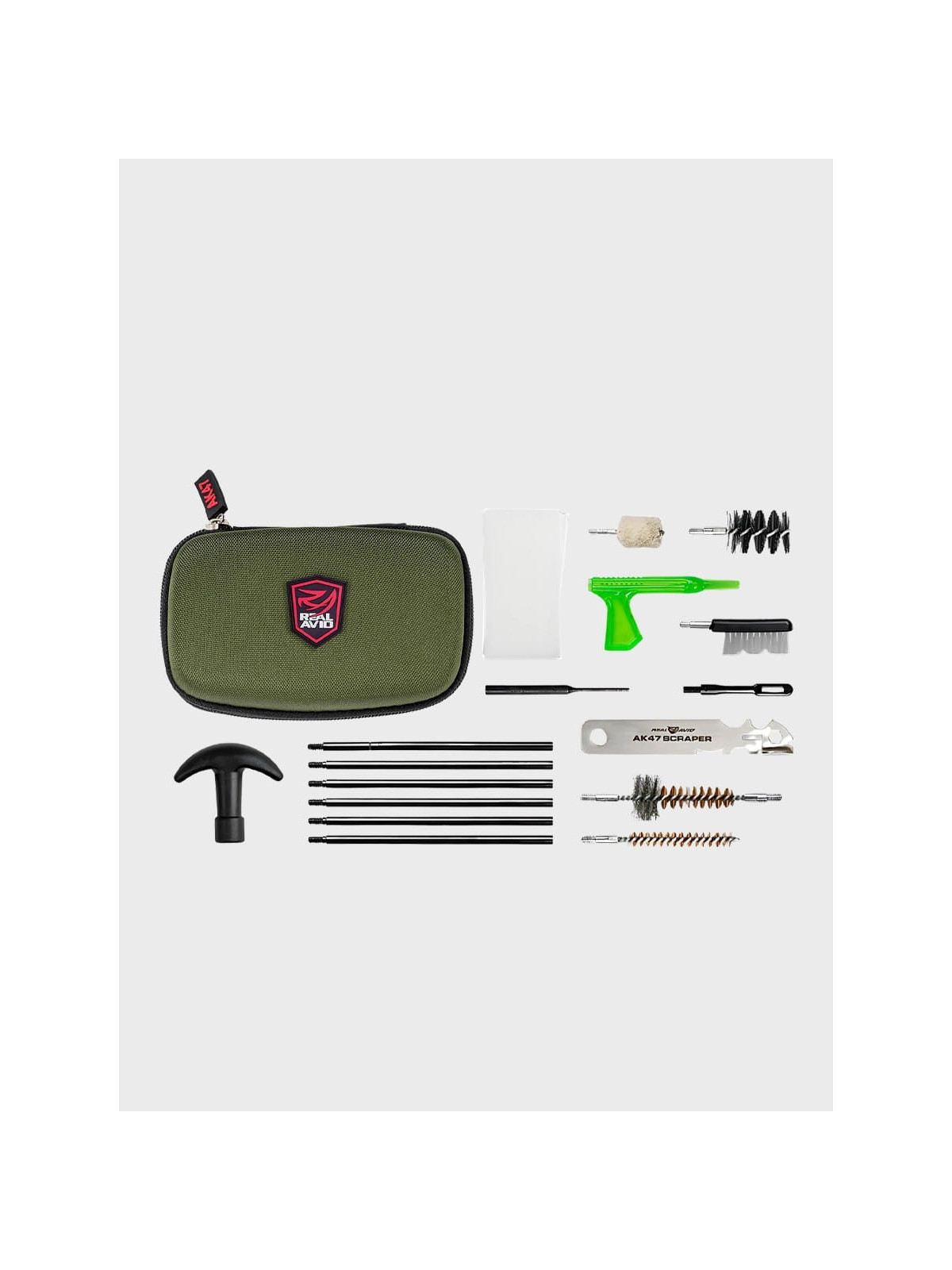 REAL AVID Zestaw do czyszczenia broni AK47 GUN BOSS AK 47 16-ELEMENTÓW etui