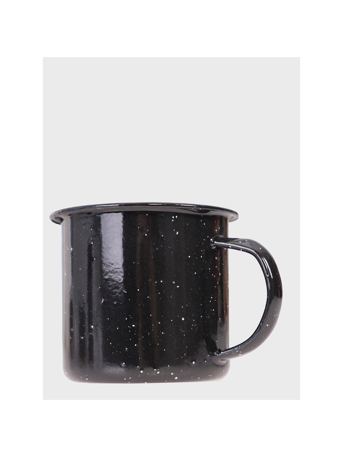 MIL-TEC Kubek turystyczny 350ml western stalowy emaliowany czarny