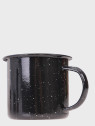 MIL-TEC Kubek turystyczny 350ml western stalowy emaliowany czarny