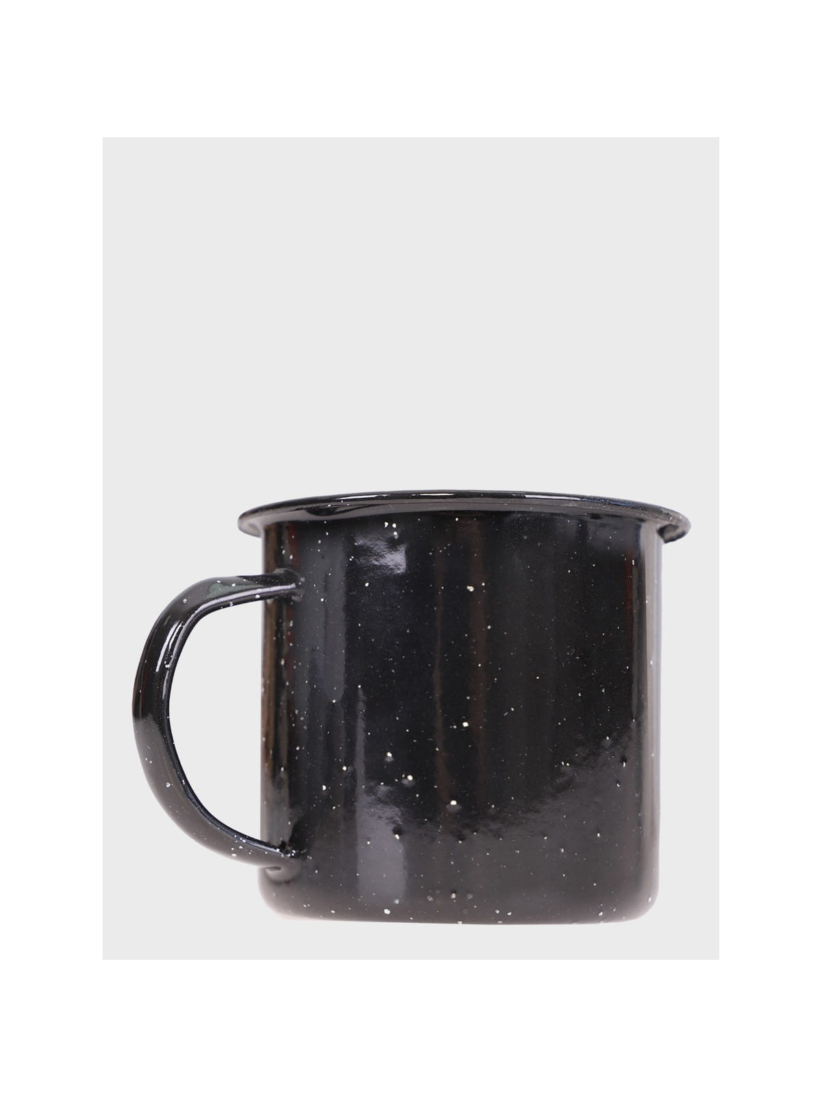 MIL-TEC Kubek turystyczny 350ml western stalowy emaliowany czarny
