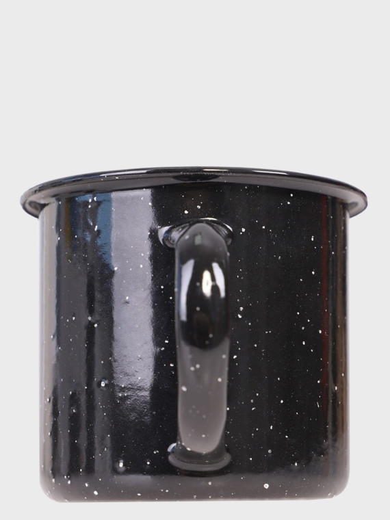 MIL-TEC Kubek turystyczny 350ml western stalowy emaliowany czarny