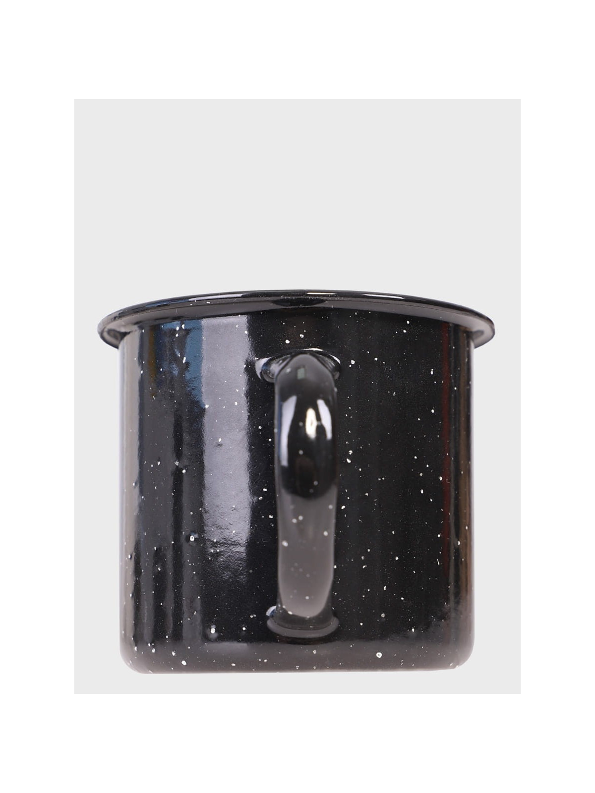 MIL-TEC Kubek turystyczny 350ml western stalowy emaliowany czarny