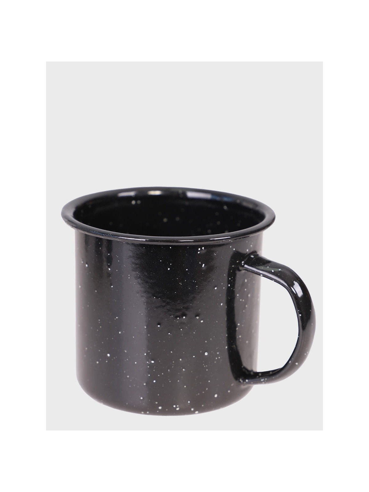 MIL-TEC Kubek turystyczny 350ml western stalowy emaliowany czarny
