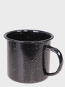 MIL-TEC Kubek turystyczny 350ml western stalowy emaliowany czarny