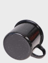 MIL-TEC Kubek turystyczny 350ml western stalowy emaliowany czarny