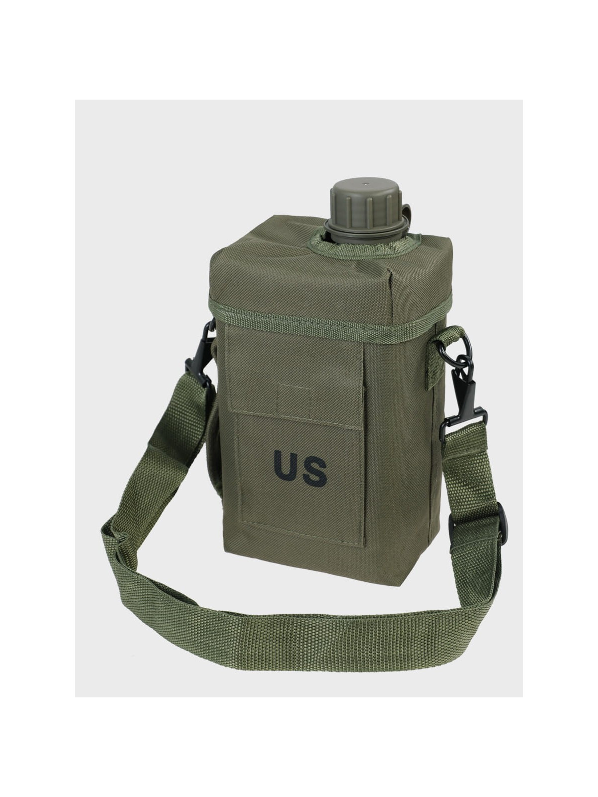 MIL-TEC Manierka US Patrol Canteen 2L Z regulowanym Paskiem Oliwkowa