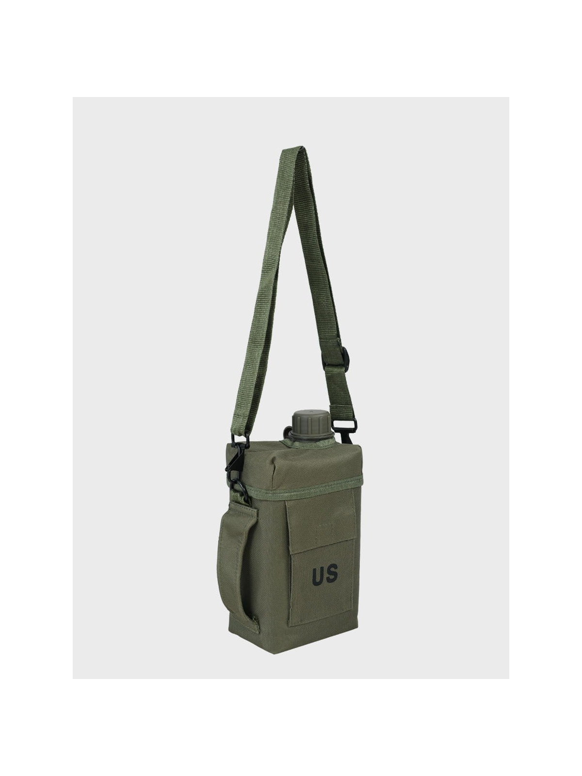 MIL-TEC Manierka US Patrol Canteen 2L Z regulowanym Paskiem Oliwkowa