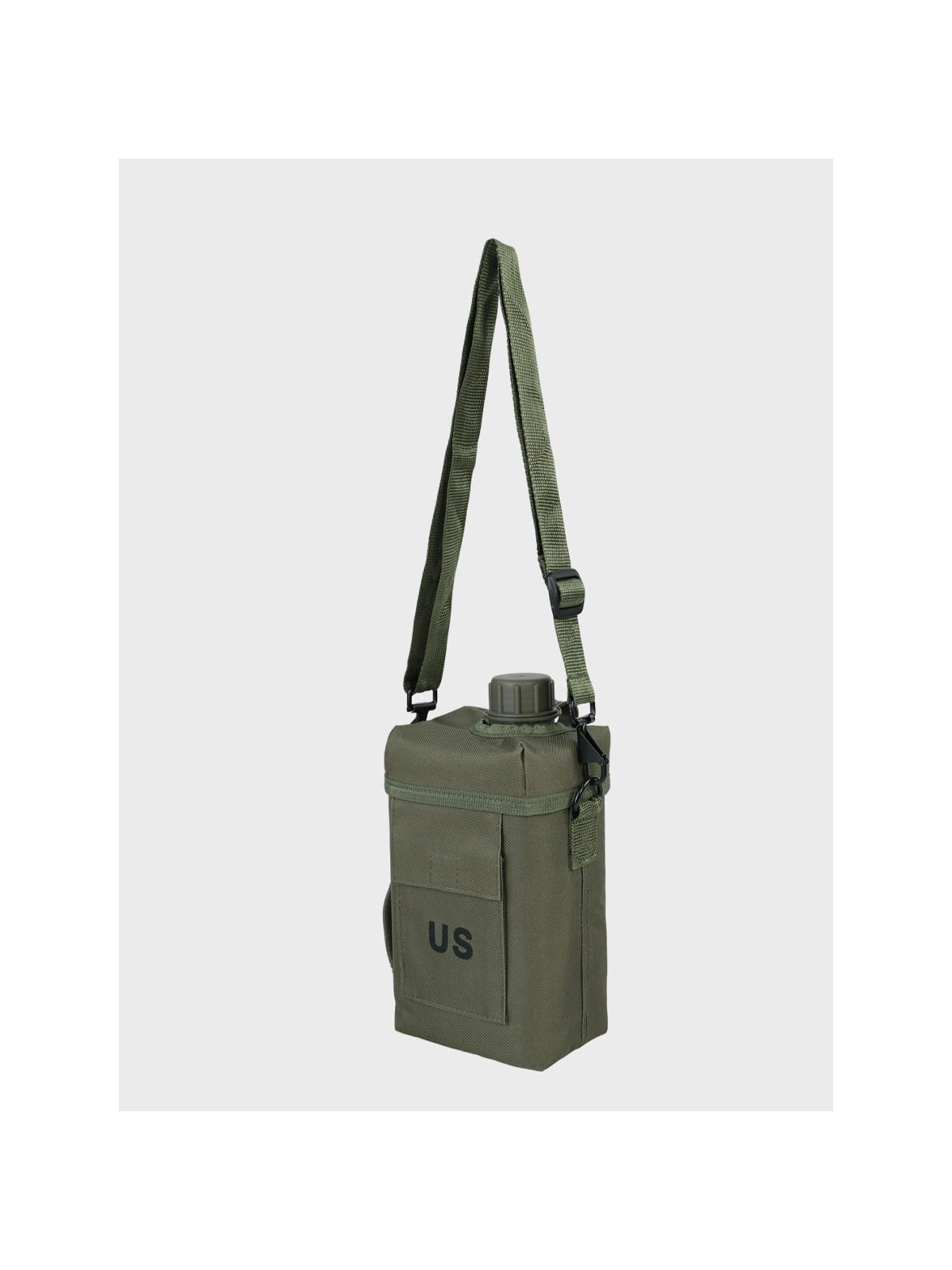 MIL-TEC Manierka US Patrol Canteen 2L Z regulowanym Paskiem Oliwkowa