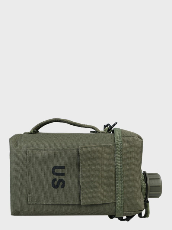 MIL-TEC Manierka US Patrol Canteen 2L Z regulowanym Paskiem Oliwkowa