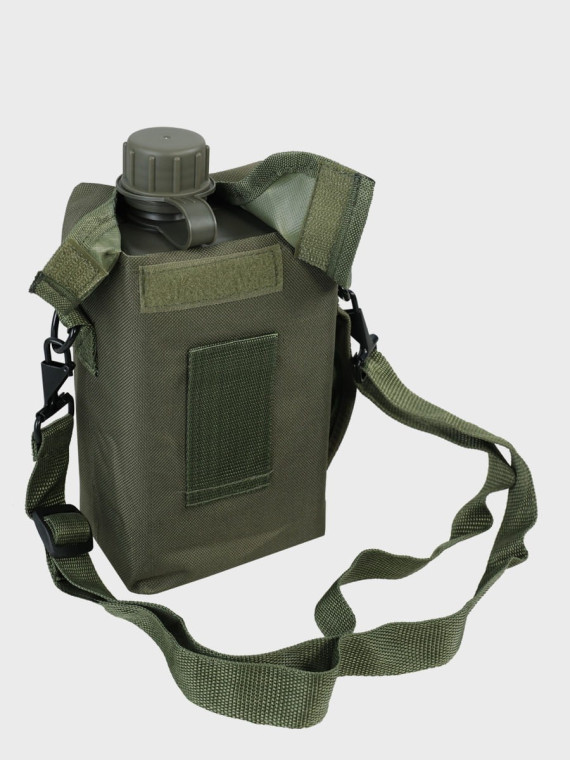 MIL-TEC Manierka US Patrol Canteen 2L Z regulowanym Paskiem Oliwkowa