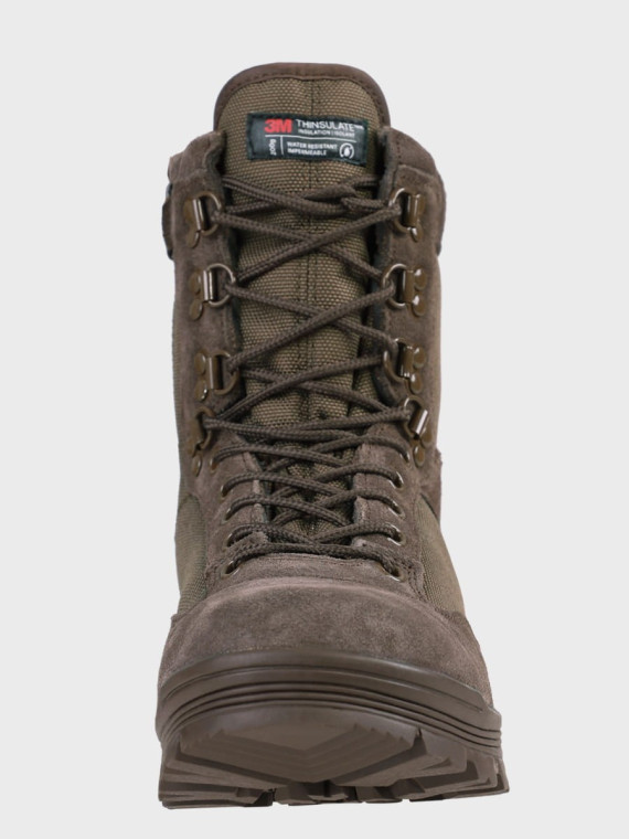 MIL-TEC Buty Taktyczne YKK z Zamkiem Brązowe 48