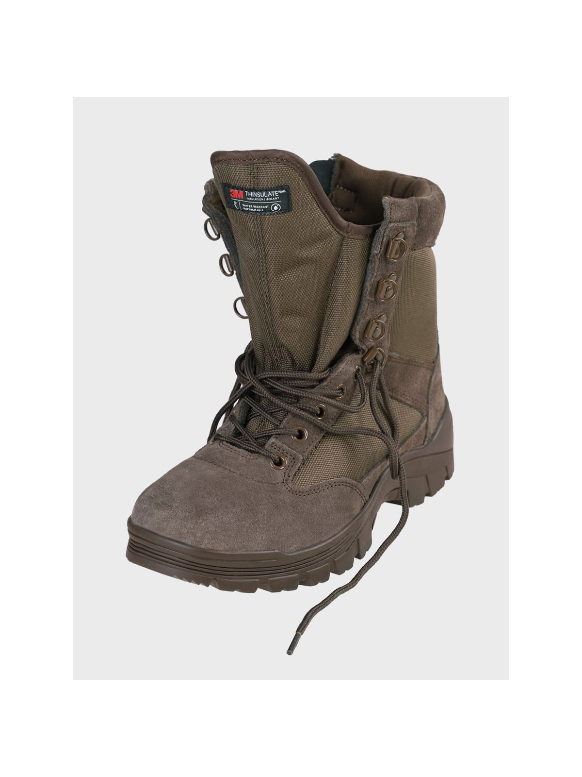 MIL-TEC Buty Taktyczne YKK z Zamkiem Brązowe 48