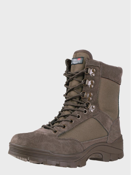 MIL-TEC Buty Taktyczne YKK z Zamkiem Brązowe 48