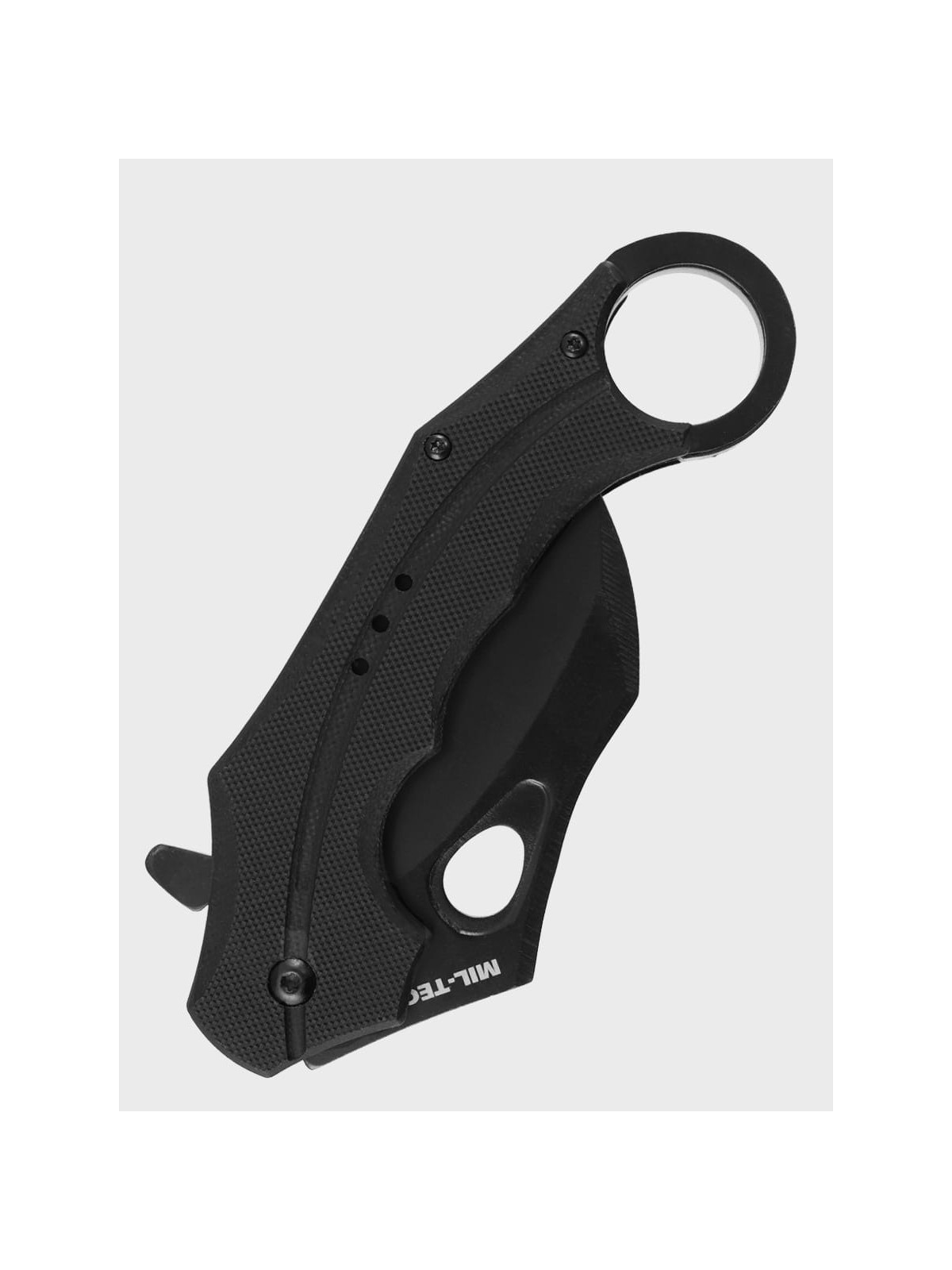 MIL-TEC NÓŻ SKŁADANY Z KLIPSEM HAWKBILL G10 KARAMBIT CZARNY
