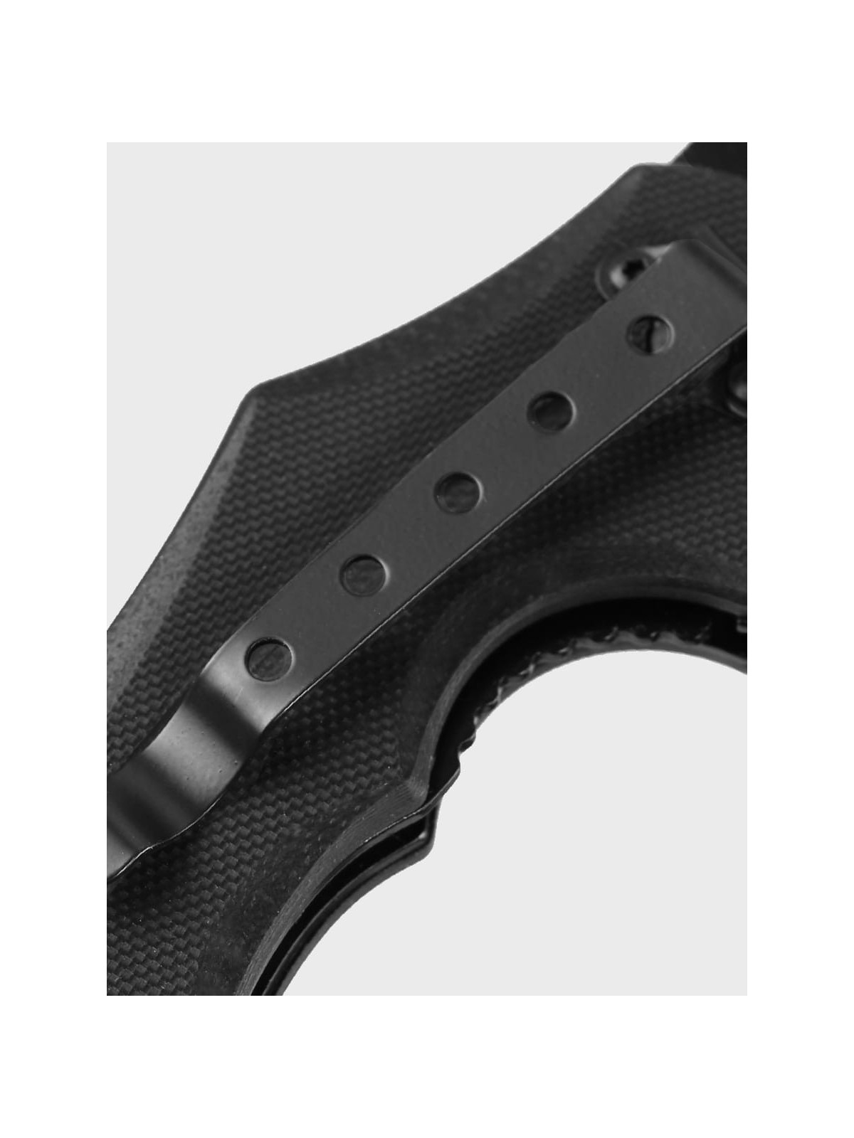 MIL-TEC NÓŻ SKŁADANY Z KLIPSEM HAWKBILL G10 KARAMBIT CZARNY