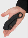 MIL-TEC NÓŻ SKŁADANY Z KLIPSEM HAWKBILL G10 KARAMBIT CZARNY