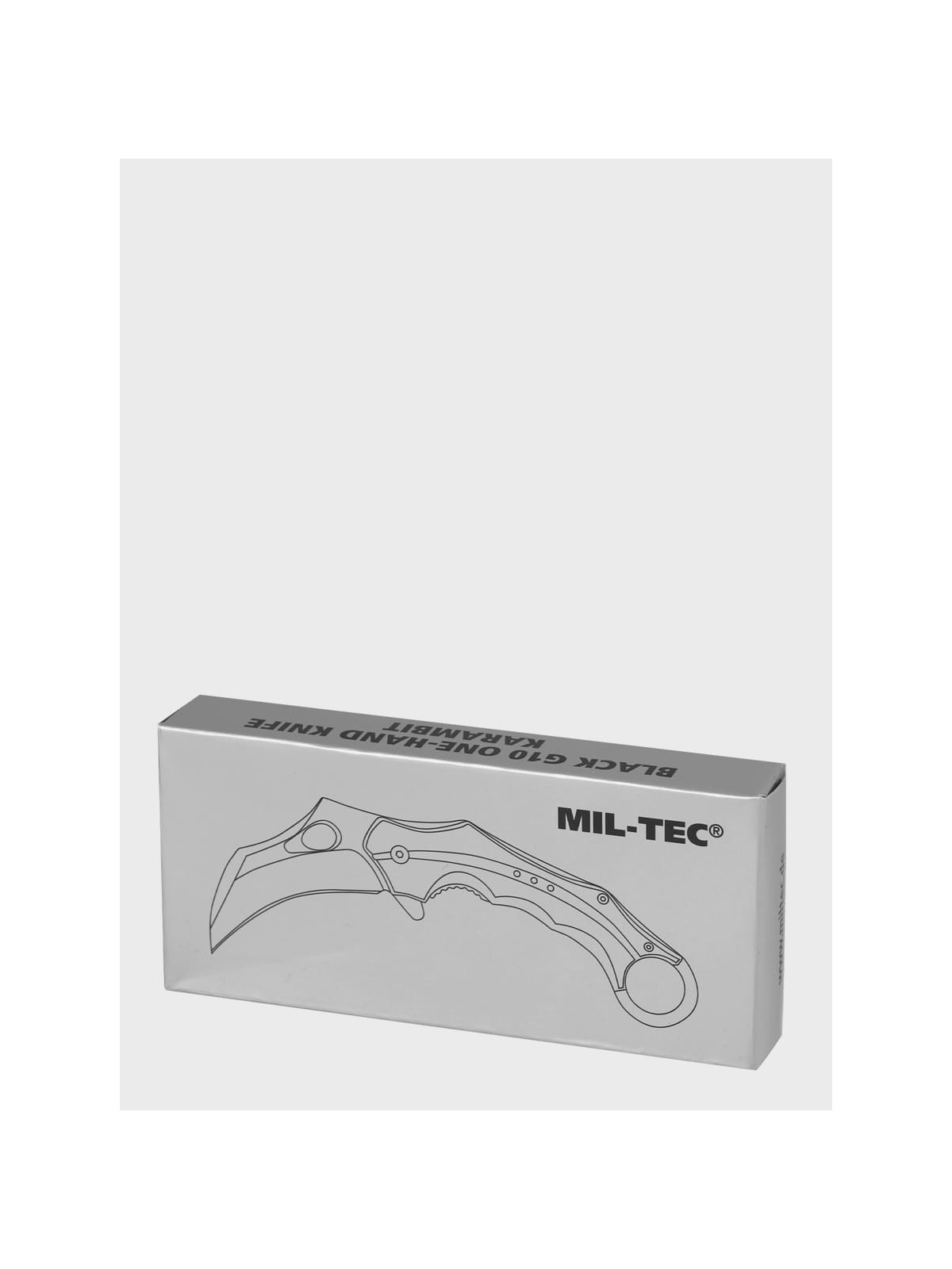 MIL-TEC NÓŻ SKŁADANY Z KLIPSEM HAWKBILL G10 KARAMBIT CZARNY