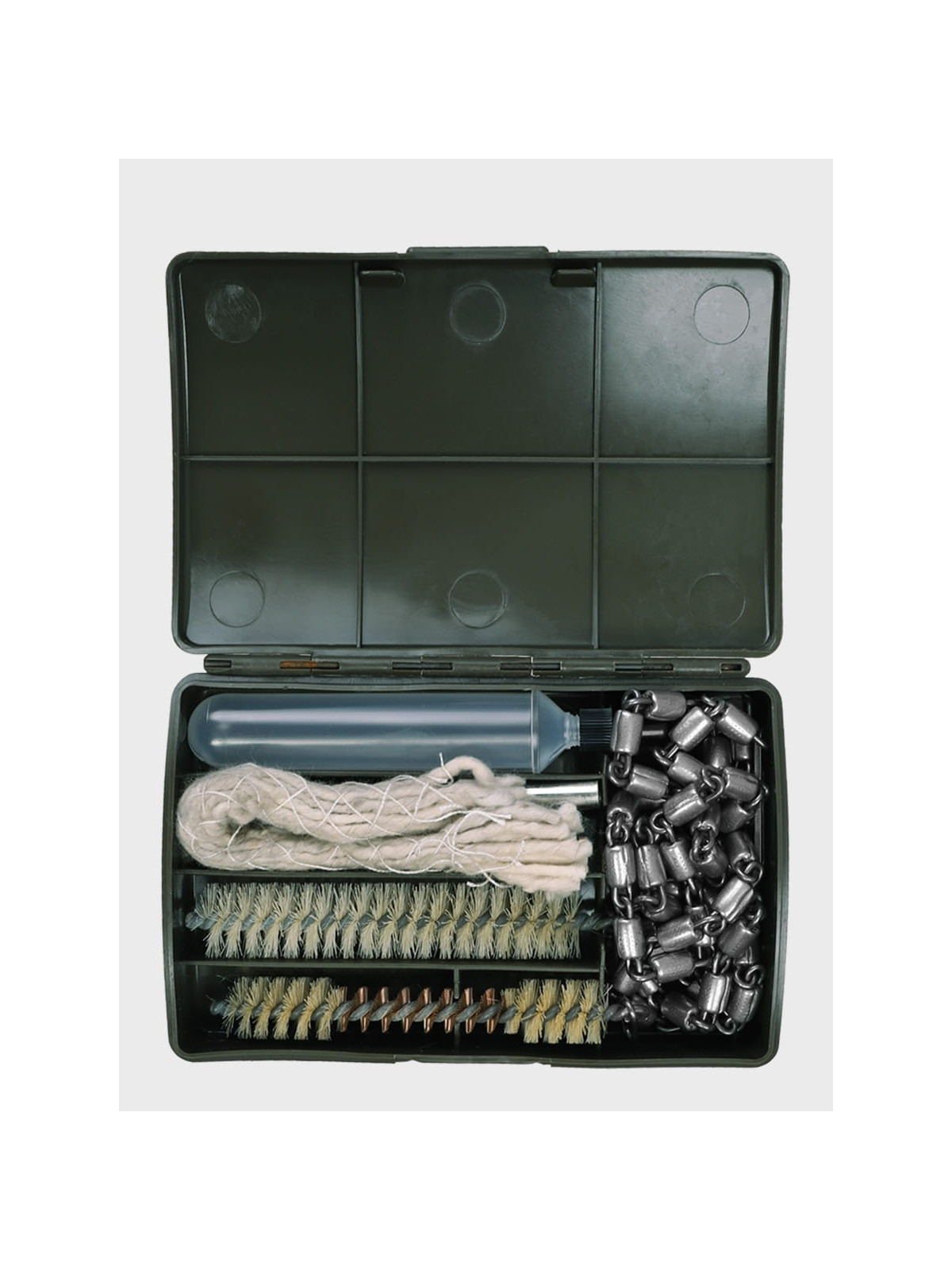 MIL-TEC ZESTAW DO CZYSZCZENIA BRONI WYCIOR 7.62/7.92 OLIWKOWY
