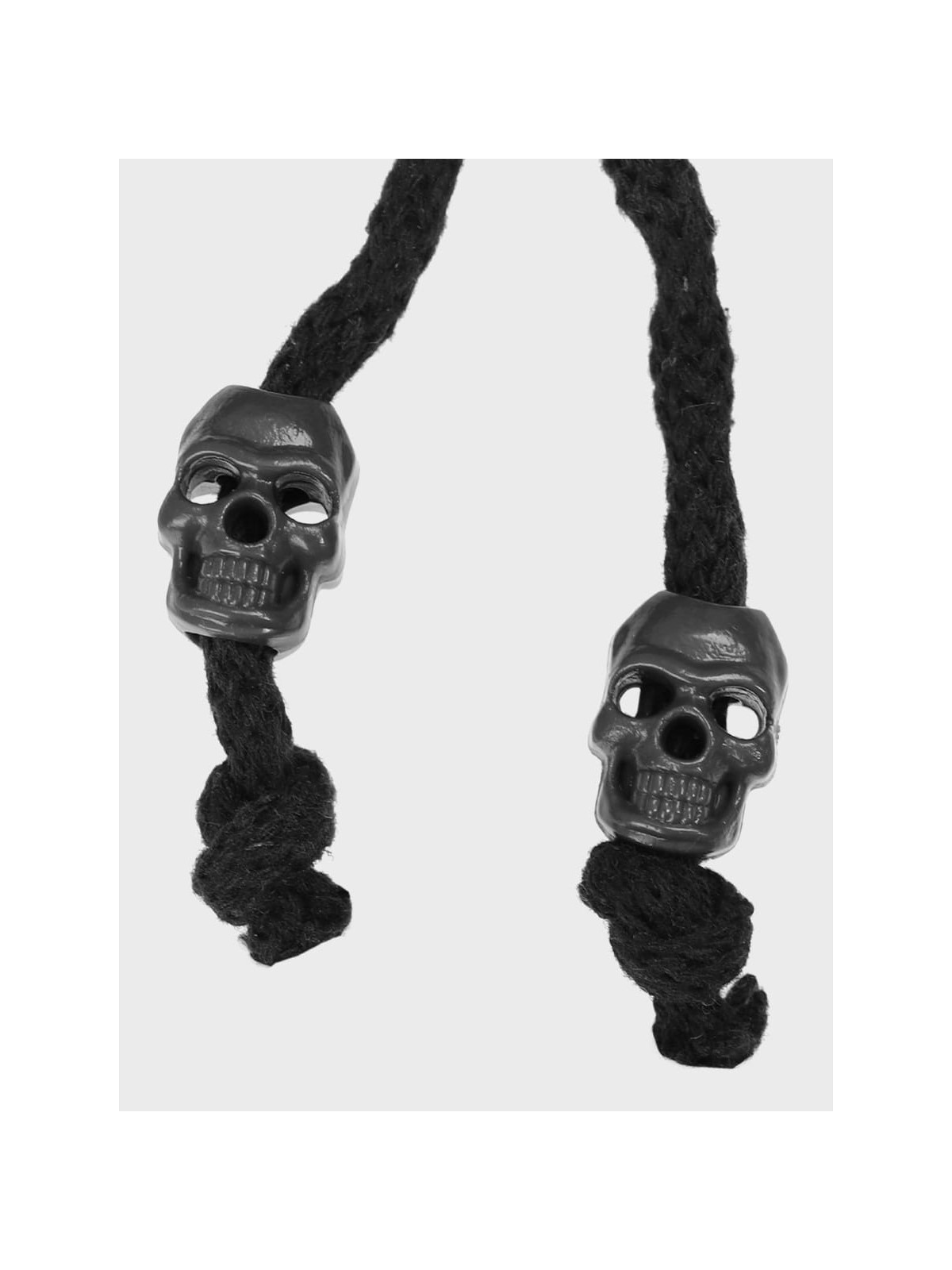 MIL-TEC STOPERY DO SZNURKA 10SZT CZASZKA SKULL CZARNE