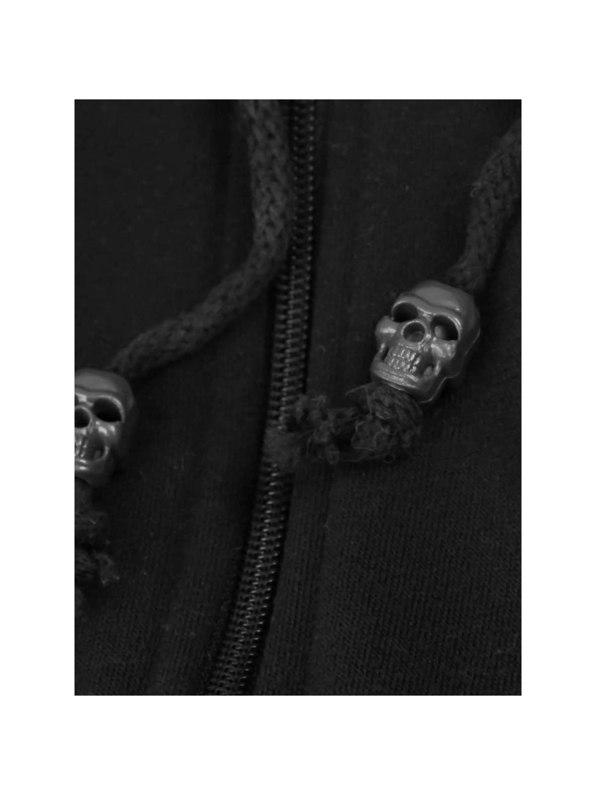 MIL-TEC STOPERY DO SZNURKA 10SZT CZASZKA SKULL CZARNE