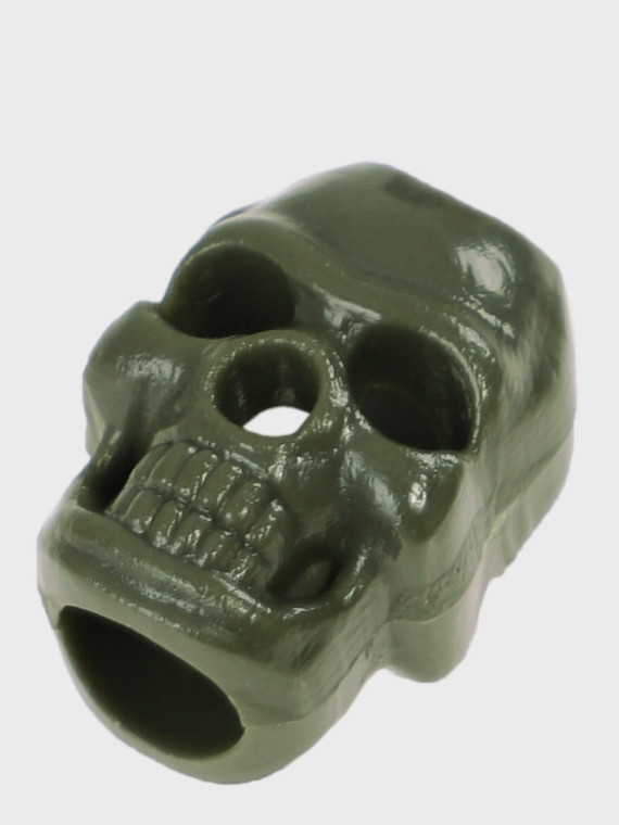 MIL-TEC STOPERY DO SZNURKA 10SZT CZASZKA SKULL OLIWKOWE
