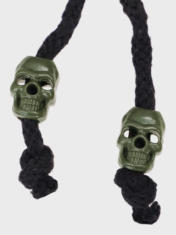 MIL-TEC STOPERY DO SZNURKA 10SZT CZASZKA SKULL OLIWKOWE