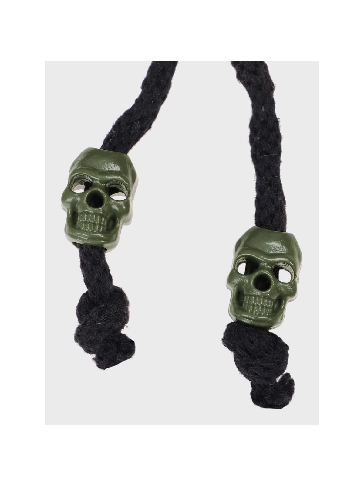 MIL-TEC STOPERY DO SZNURKA 10SZT CZASZKA SKULL OLIWKOWE