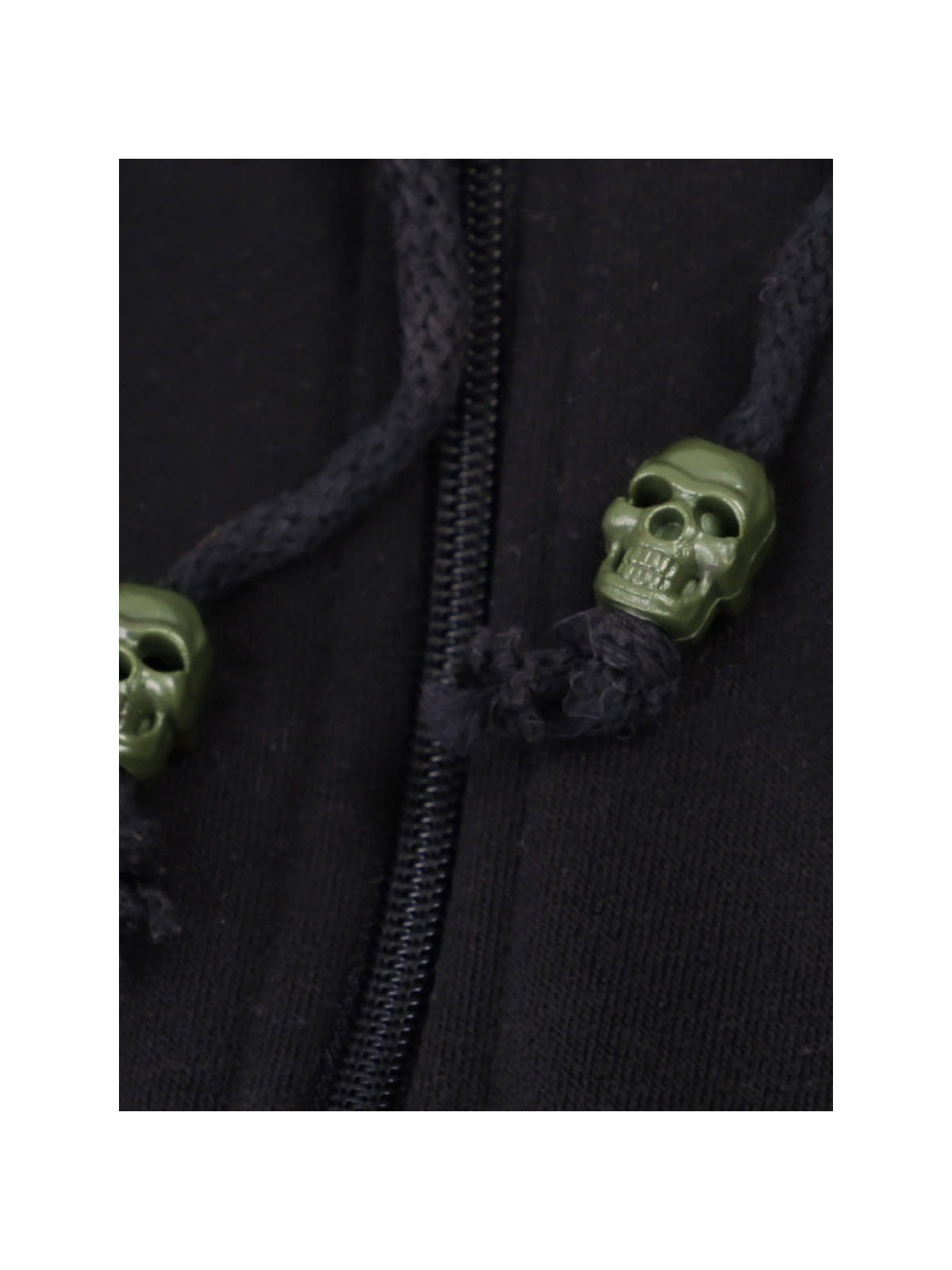 MIL-TEC STOPERY DO SZNURKA 10SZT CZASZKA SKULL OLIWKOWE