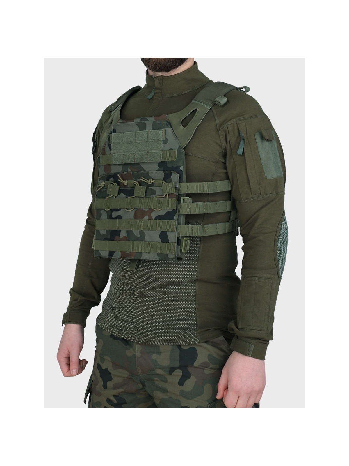 MIL-TEC BLUZA TAKTYCZNA COMBAT SHIRT ASSAULT FELD OLIWKOWA M