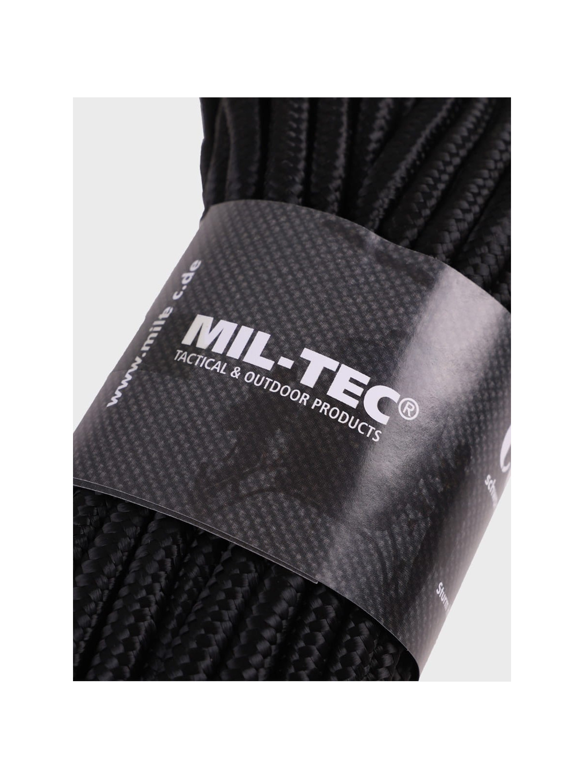 MIL-TEC LINA LINKA REPSZNUR COMMANDO 7mm x 15m 420 kg CZARNA