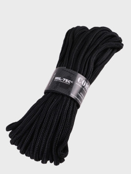 MIL-TEC LINA LINKA REPSZNUR COMMANDO 5mm x 15m 220kg CZARNA