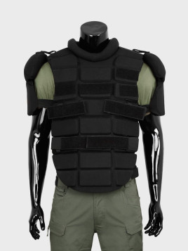 MIL-TEC KAMIZELKA OCHRONNA ANTY RIOT BODY ARMOR CZARNA