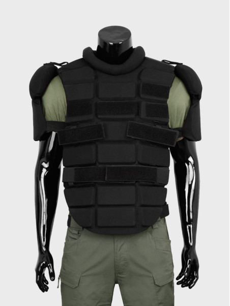 MIL-TEC KAMIZELKA OCHRONNA ANTY RIOT BODY ARMOR CZARNA