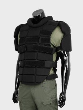 MIL-TEC KAMIZELKA OCHRONNA ANTY RIOT BODY ARMOR CZARNA