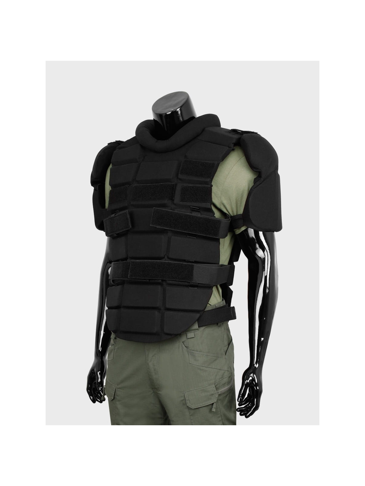 MIL-TEC KAMIZELKA OCHRONNA ANTY RIOT BODY ARMOR CZARNA